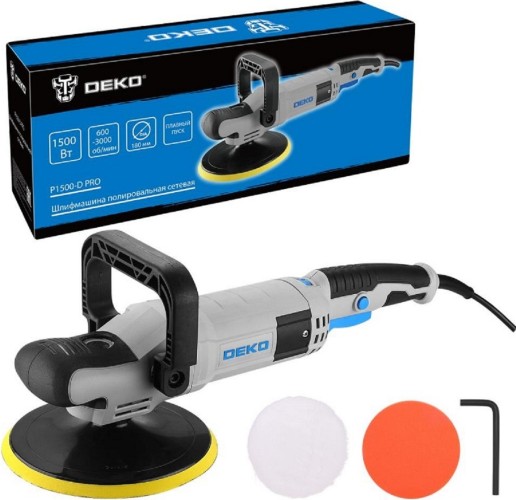 Шлифмашина полировальная DEKO P1500-D PRO 083-1050 - изображение 5