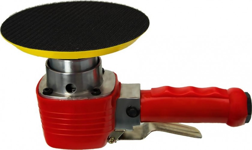 Шлифмашина полировальная пневматическая QUATTRO ELEMENTI орбитальная 150 мм 10000 об/мин, крепление velcro, разъем euro 248-764 - изображение 3