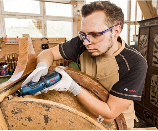 Шлифмашина прямая аккумуляторная BOSCH GRO 12V-35 без АКБ и ЗУ 06019C5000 - изображение 2