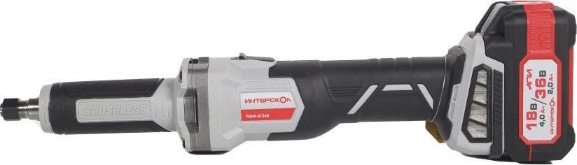 Шлифмашина прямая аккумуляторная ИНТЕРСКОЛ ПШМ-8/36В бесщеточная 821.2.2.70 - изображение 2