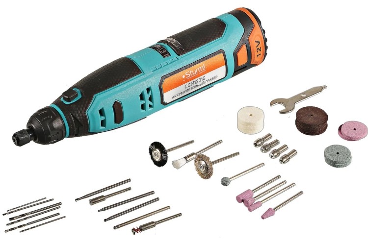 Шлифмашина прямая аккумуляторная Sturm CGM1201S - изображение 2