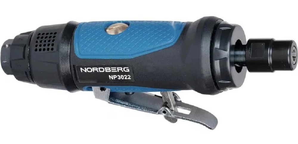 Шлифмашина прямая пневматическая NORDBERG NP3022K с комплектом насадок ЦБ-00019682