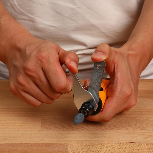 Шлифмашина прямая пневматическая DEKO DKPT02 SET 3 в чемодане с набором 15 предметов 018-1102 - изображение 5