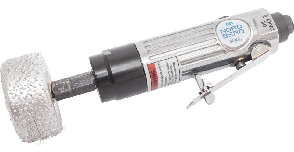 Шлифмашина прямая пневматическая NORDBERG NP3403 для зачистки шин, 2500 об/мин NP3403