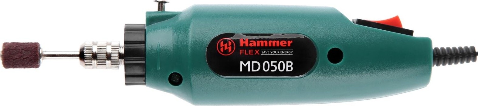 Шлифмашина прямая сетевая Hammer MD050B 1-3,2мм + аксессуары 80 шт. 113-004 - изображение 2