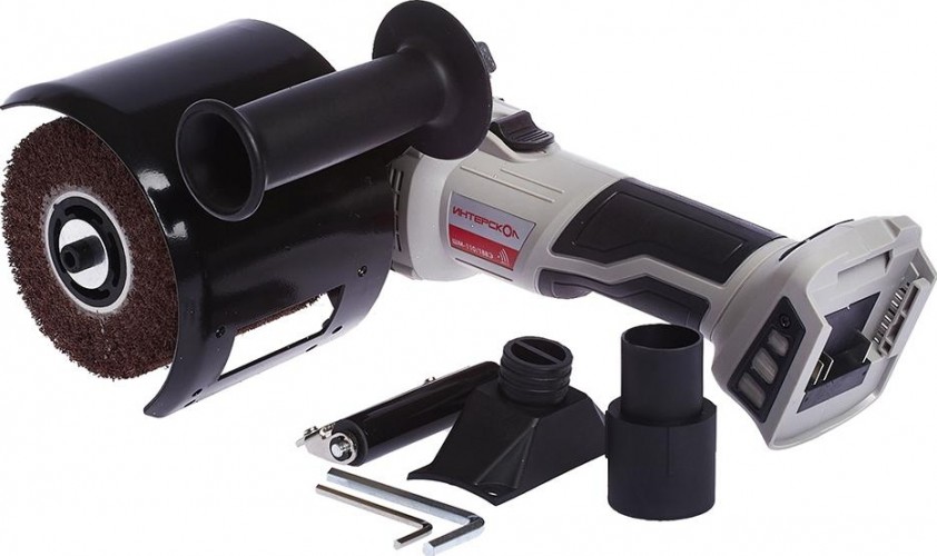 Шлифмашина щеточная аккумуляторная ИНТЕРСКОЛ ШМ-110/18ВЭ без АКБ и ЗУ с бесщ. двигателем 645.1.0.70 - изображение 3
