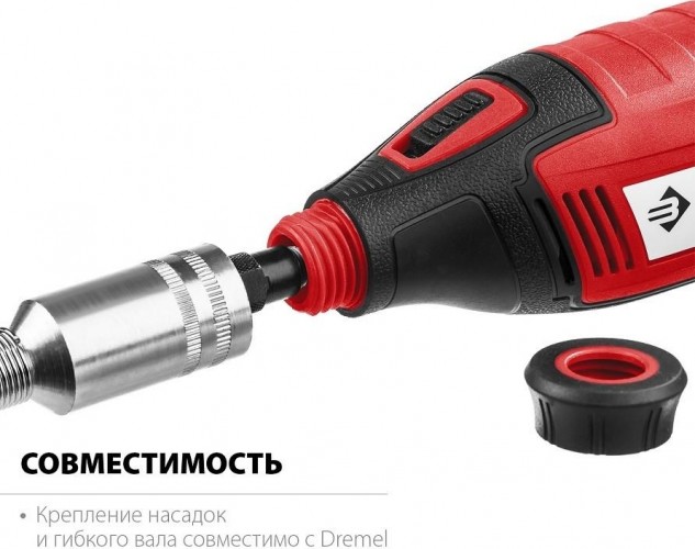 Шлифовальная машина прямая сетевая ЗУБР ЗГ-160 КН41 - изображение 2