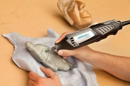 Шлифовальная насадка DREMEL 462 6,35 мм, форма "пуля", резиновая с абразивом 26150462JA - изображение 2