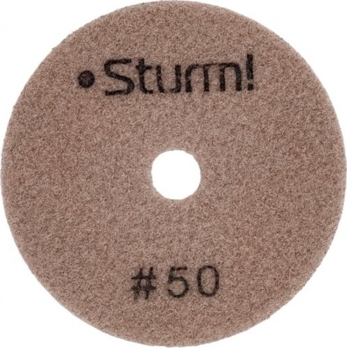 Шлифовальный круг по камню Sturm 9012-D100-50 алмазный гибкий, 100 мм, p50, сухое шлиф. - изображение 2