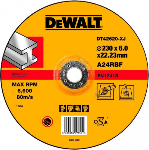 Шлифовальный круг по металлу DeWALT 230х6x22.2 мм тип 27  DT42620-XJ DT42620-XJ