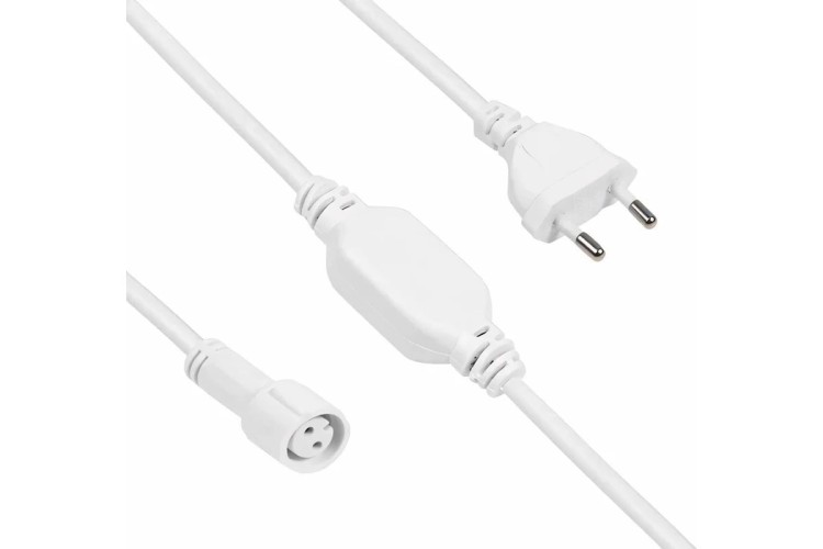 Шнур питания Neon-Night 303-500-1 для уличных гирлянд ПВХ, 230В/3А, белый, IP65 - изображение 4