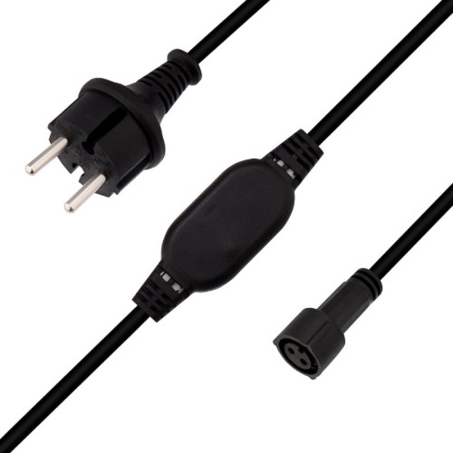 Шнур питания Neon-Night 315-000 для уличных гирлянд каучук черный, 230В/3А, IP67 - изображение 2