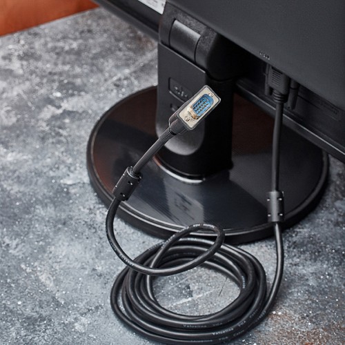 Шнур Proconnect 17-5505-6 VGA-VGA с ферритами, 3м, черный - изображение 3