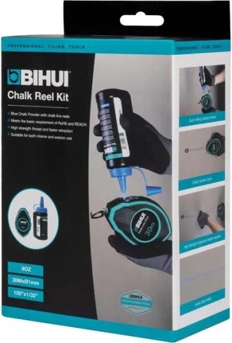 Шнур разметочный BIHUI CTCAKK2 30м с мелом, синий - изображение 5