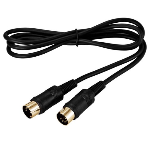 Шнур REXANT 17-2522 DIN 5PIN-DIN 5PIN, 1,5м, Gold - изображение 2