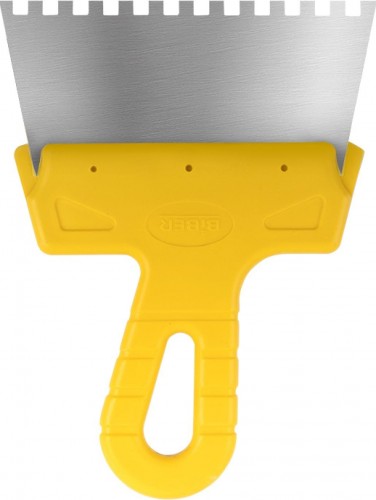 Шпатель Biber 35182 МАСТЕР фасадный 150 мм, зуб 8х8 мм тов-176009