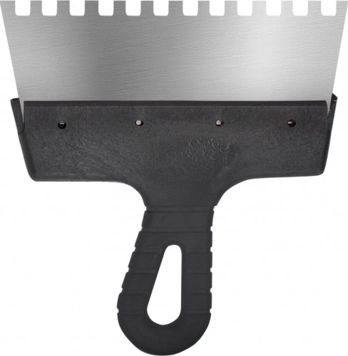 Шпатель Biber 35214 фасадный нерж. сталь, зубчатый 8мм, 200мм Тов-048248