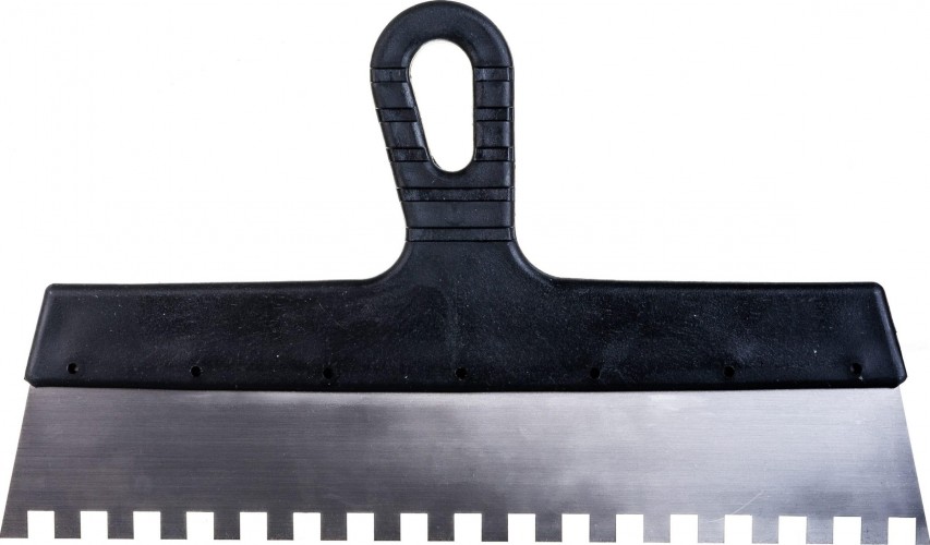 Шпатель Biber 35237 фасадный 250 мм, зуб 10х10 мм тов-169788