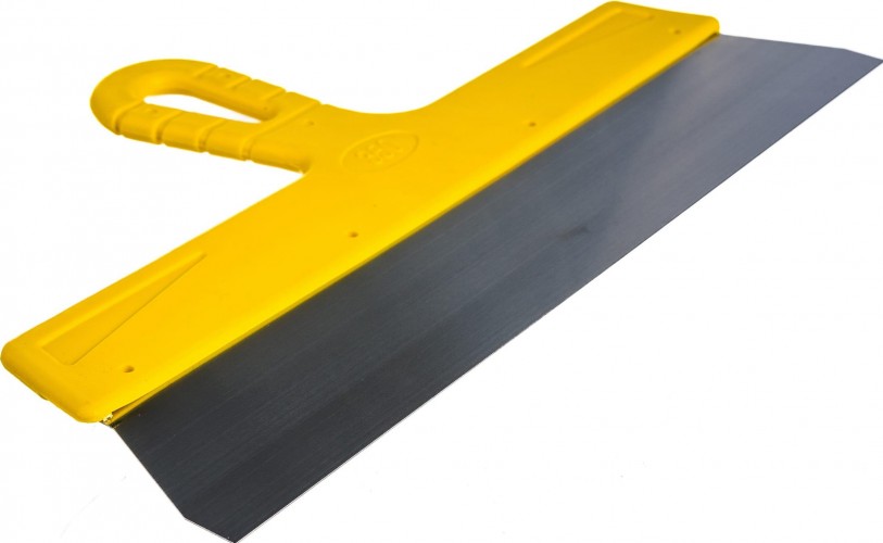 Шпатель Biber МАСТЕР 35178 фасадный нерж. сталь, желтая рукоятка, 350мм Тов-176005