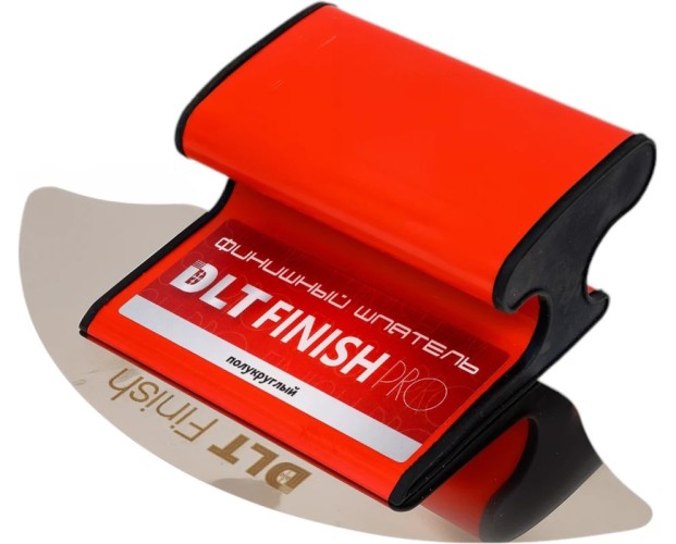 Шпатель DLT 1653 малярный Finish Pro, полукруглый