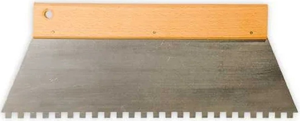 Шпатель EDMA 255255 зубчатый для клея 300 мм