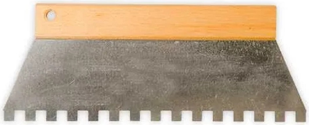 Шпатель EDMA 255455 зубчатый для клея 300 мм