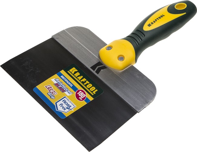 Шпатель фасадный с двухкомпонентной ручкой KRAFTOOL 10036-180 180 мм, полотно из нержавеющей стали