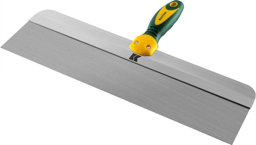 Шпатель фасадный с двухкомпонентной ручкой KRAFTOOL 10036-450 450 мм, полотно из нержавеющей стали - изображение 2