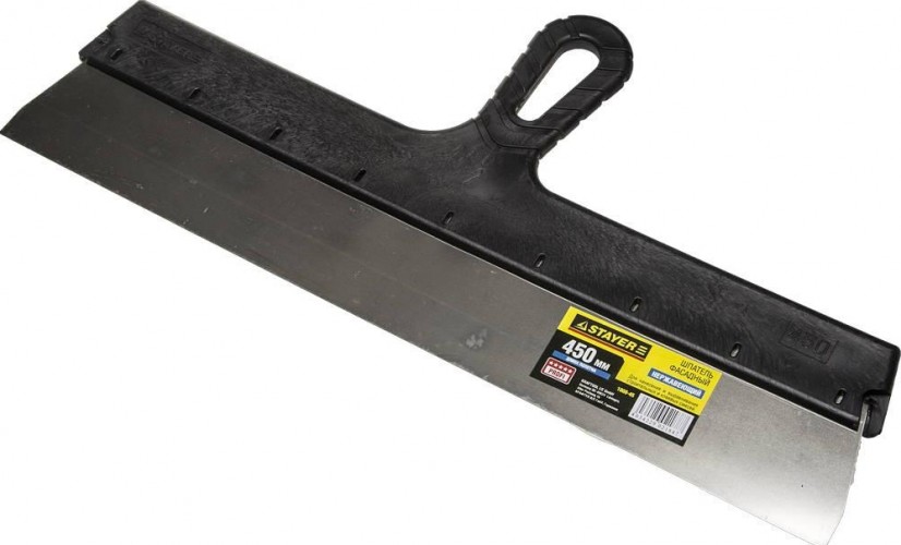 Шпатель фасадный STAYER "PROFESSIONAL" 450 мм, полотно из нержавеющей стали 1008-45 1008-45