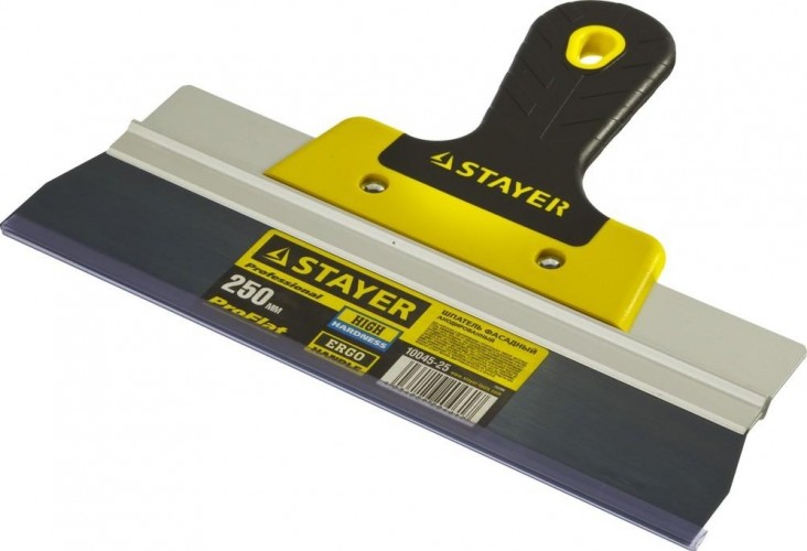 Шпатель фасадный STAYER "PROFESSIONAL" 250 мм, полотно анодированное 10045-25 10045-25 - изображение 2