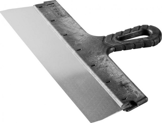 Шпатель фасадный ЗУБР "МАСТЕР" 350 мм, полотно из нержавеющей стали 10077-35