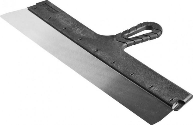 Шпатель фасадный ЗУБР "МАСТЕР" 450 мм, полотно из нержавеющей стали 10077-45 - изображение 2