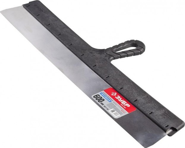 Шпатель фасадный ЗУБР "МАСТЕР" 600 мм, полотно из нержавеющей стали 10077-60