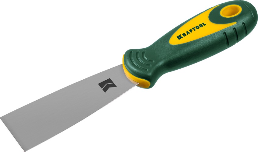 Шпатель малярный с двухкомпонентной ручкой KRAFTOOL 10035-040 40 мм, полотно из нержавеющей стали - изображение 2