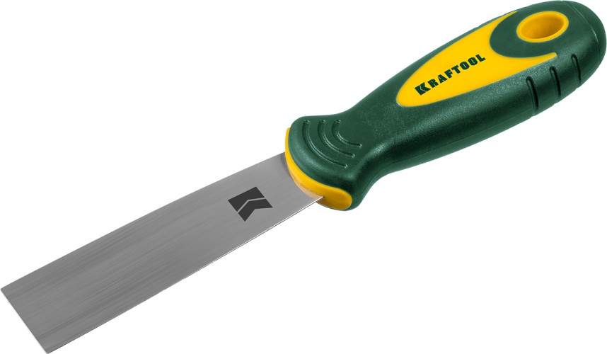 Шпатель малярный с двухкомпонентной ручкой KRAFTOOL 10035-030 32 мм, полотно из нержавеющей стали - изображение 2