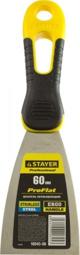 Шпатель малярный STAYER "PROFESSIONAL" 60 мм, полотно из нержавеющей стали 10045-06 10045-06 - изображение 2