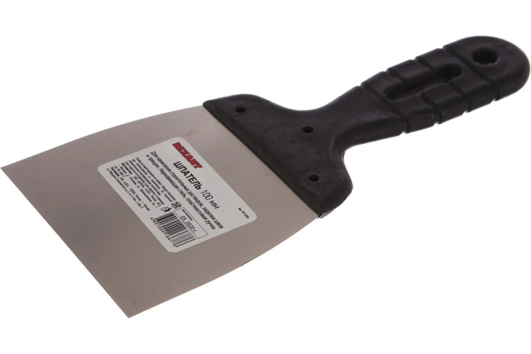 Шпатель REXANT 89-0204 100 мм нержавеющая сталь - изображение 2