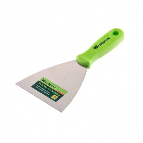 Шпатель СИБРТЕХ 100 мм из нержавеющей стали, 85548