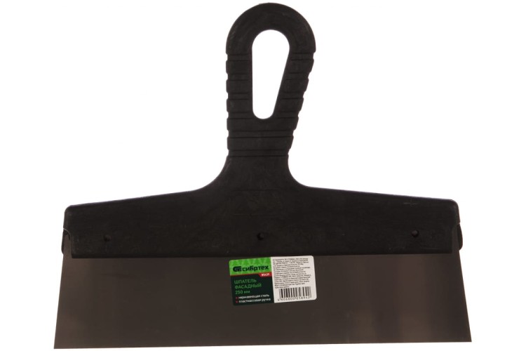 Шпатель СИБРТЕХ 300 мм фасадный из нержавеющей стали, пластмассовая ручка 85442