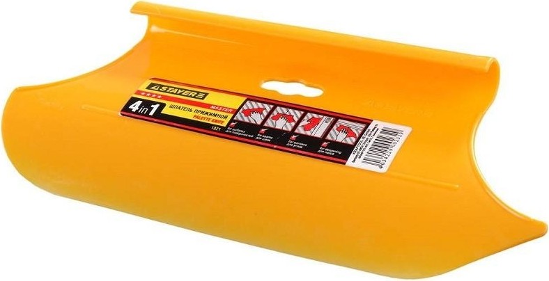 Шпатель STAYER MASTER прижимной универсальный для обоев, пластмассовый,  1021