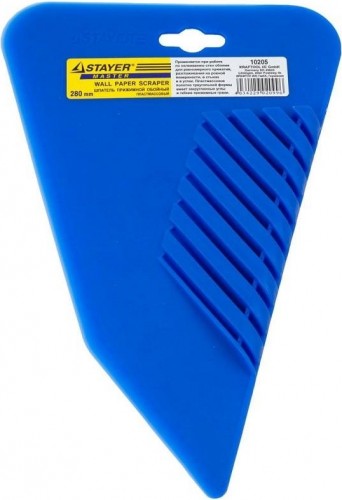 Шпатель STAYER MASTER прижимной, для обоев, пластмассовый, 280мм 10205