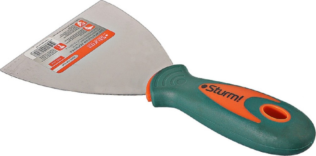 Шпатель Sturm 8051-04-100 из нержавеющей стали 100мм, 2-х компонентная рукоя - изображение 2