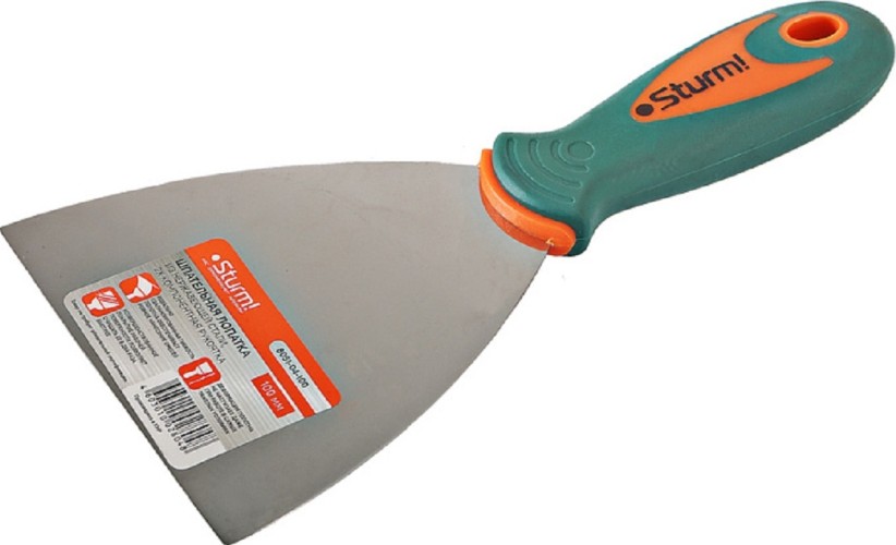 Шпатель Sturm 8051-04-100 из нержавеющей стали 100мм, 2-х компонентная рукоя