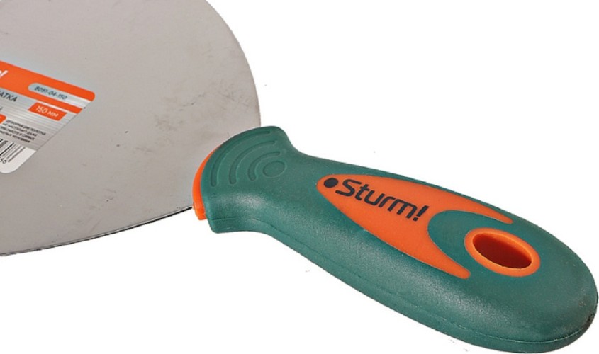 Шпатель Sturm 8051-04-150 из нержавеющей стали 150мм, 2-х компонентная рукоя - изображение 2