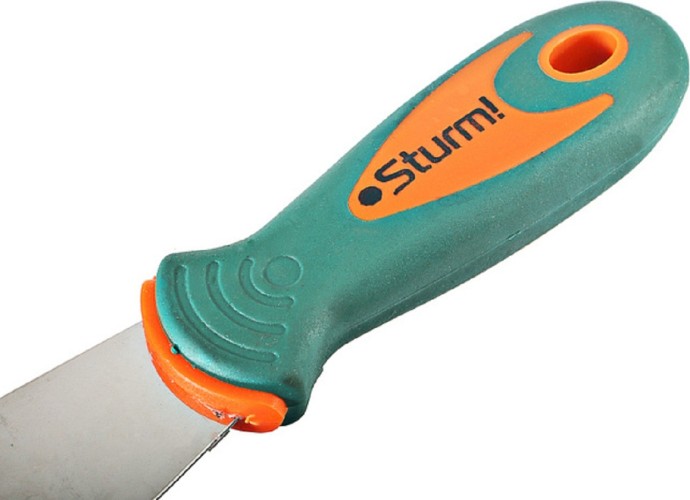 Шпатель Sturm 8051-04-40 из нержавеющей стали 40мм, 2-х компонентная рукоят - изображение 3