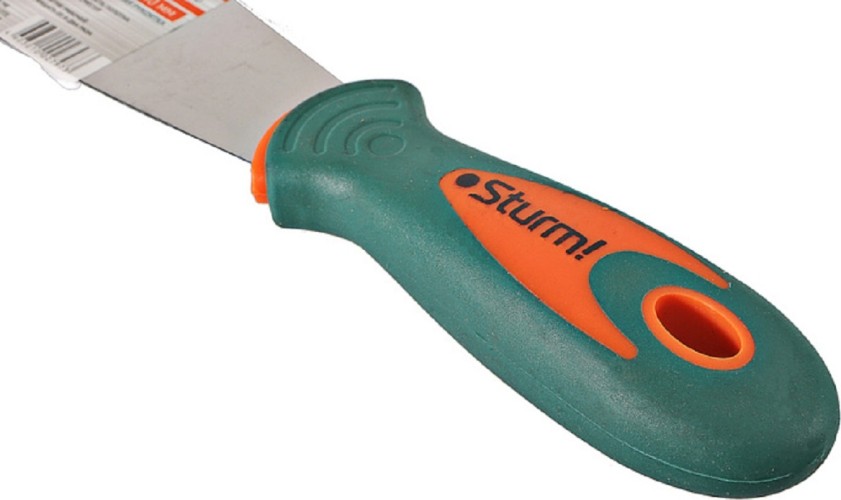 Шпатель Sturm 8051-04-40 из нержавеющей стали 40мм, 2-х компонентная рукоят - изображение 2