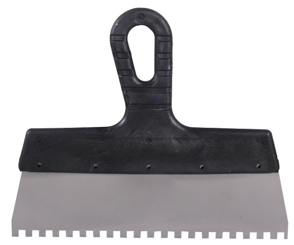 Шпатель ВИХРЬ 250мм зубчатый нерж.cталь пластиковая рукоятка 6х6 мм, 73/3/2/27 - изображение 3