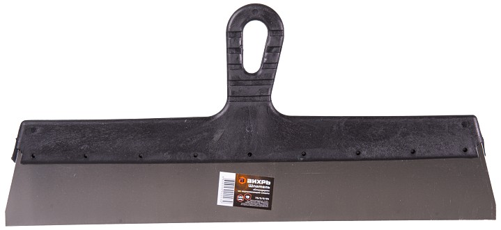 Шпатель ВИХРЬ 450мм нерж.cталь пластиковая рукоятка 73/3/2/24 - изображение 2