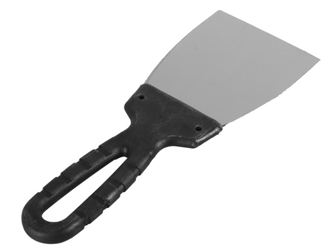 Шпатель ВИХРЬ 80мм нерж.cталь пластиковая рукоятка 73/3/2/17 - изображение 3