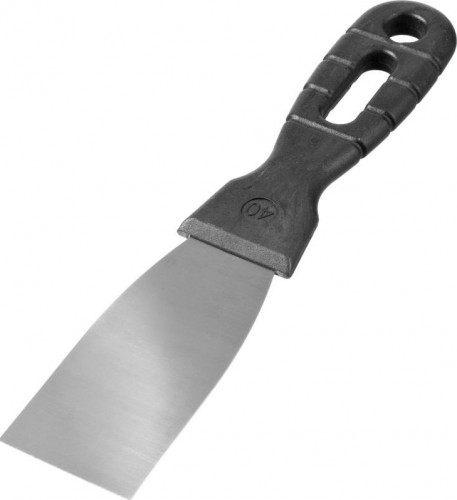 Шпатель ЗУБР "МАСТЕР" 40 мм, полотно из нержавеющей стали 10077-04 - изображение 2